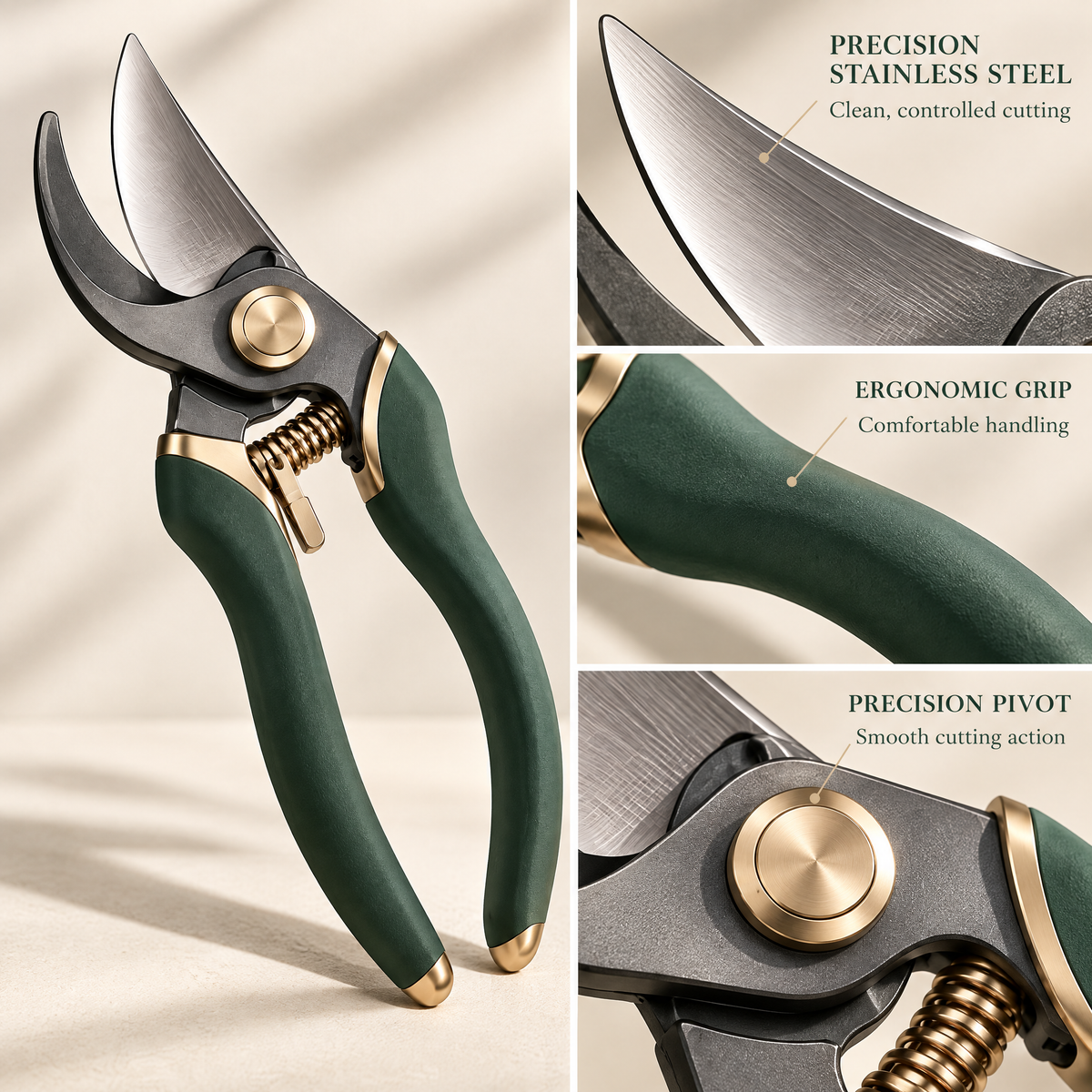 Elvanmere™ Professional Bypass Pruning Shears