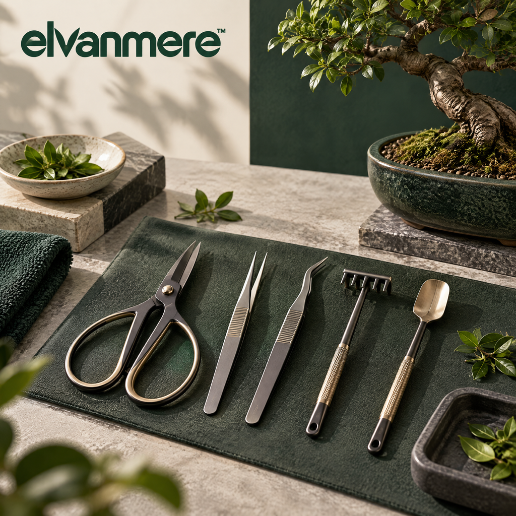 Elvanmere™ Precision Bonsai & Plant Care Tool Set