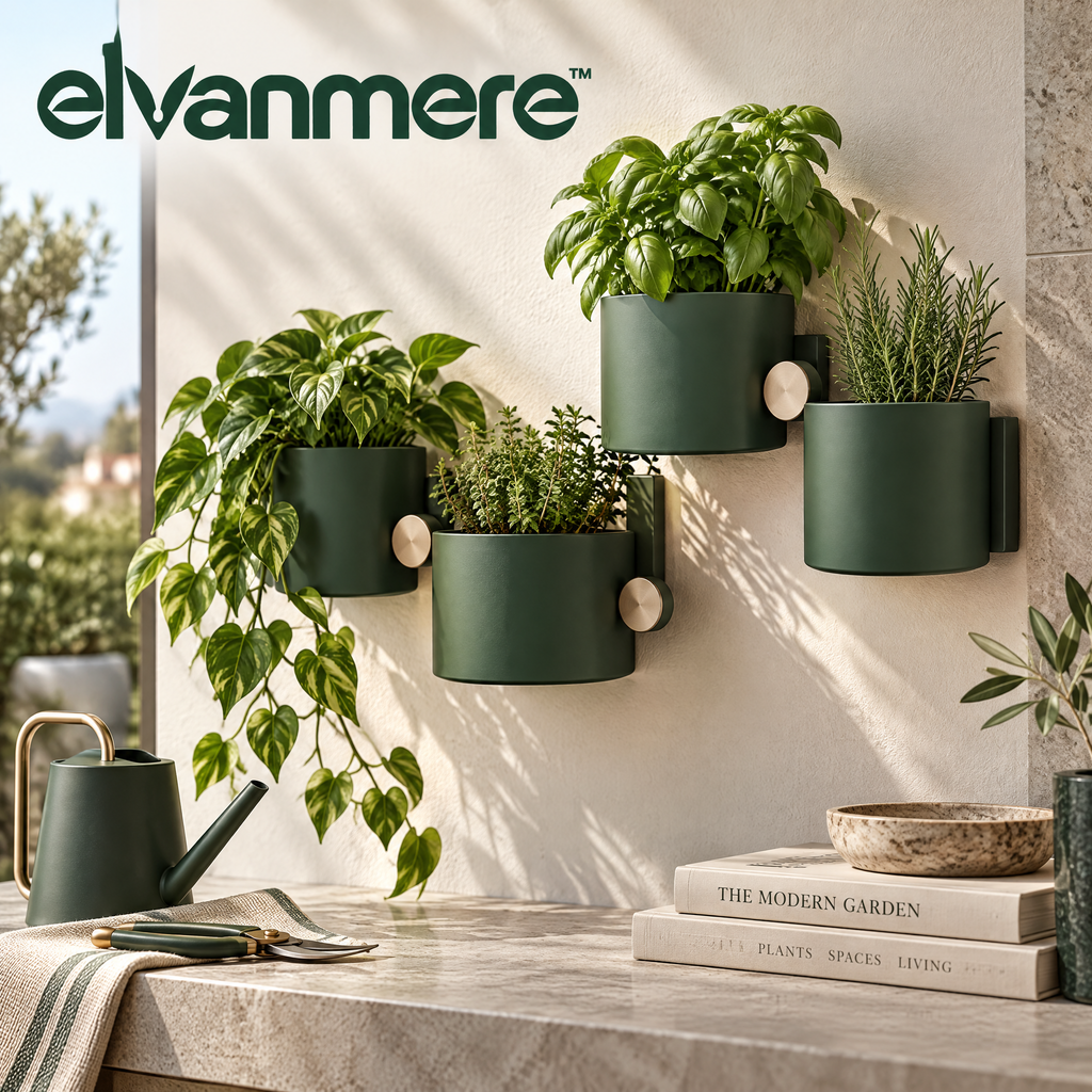 Elvanmere™ Wall-Mounted Herb Planter Set