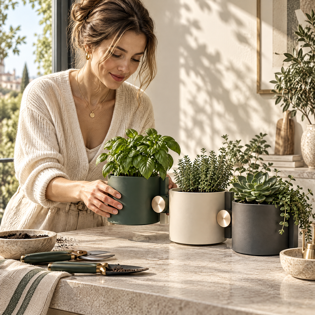 Elvanmere™ Wall-Mounted Herb Planter Set