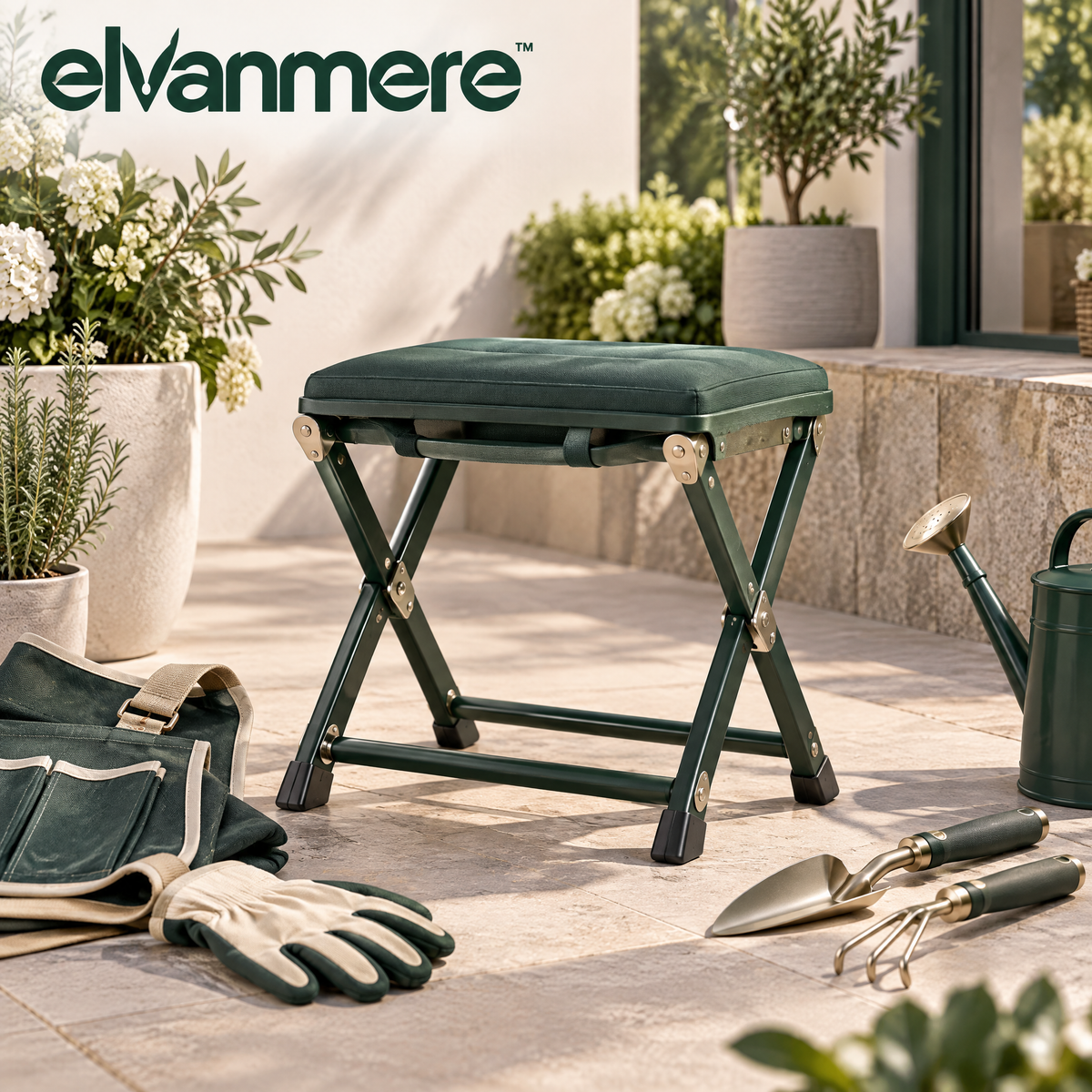 Elvanmere™ Foldable Garden Stool