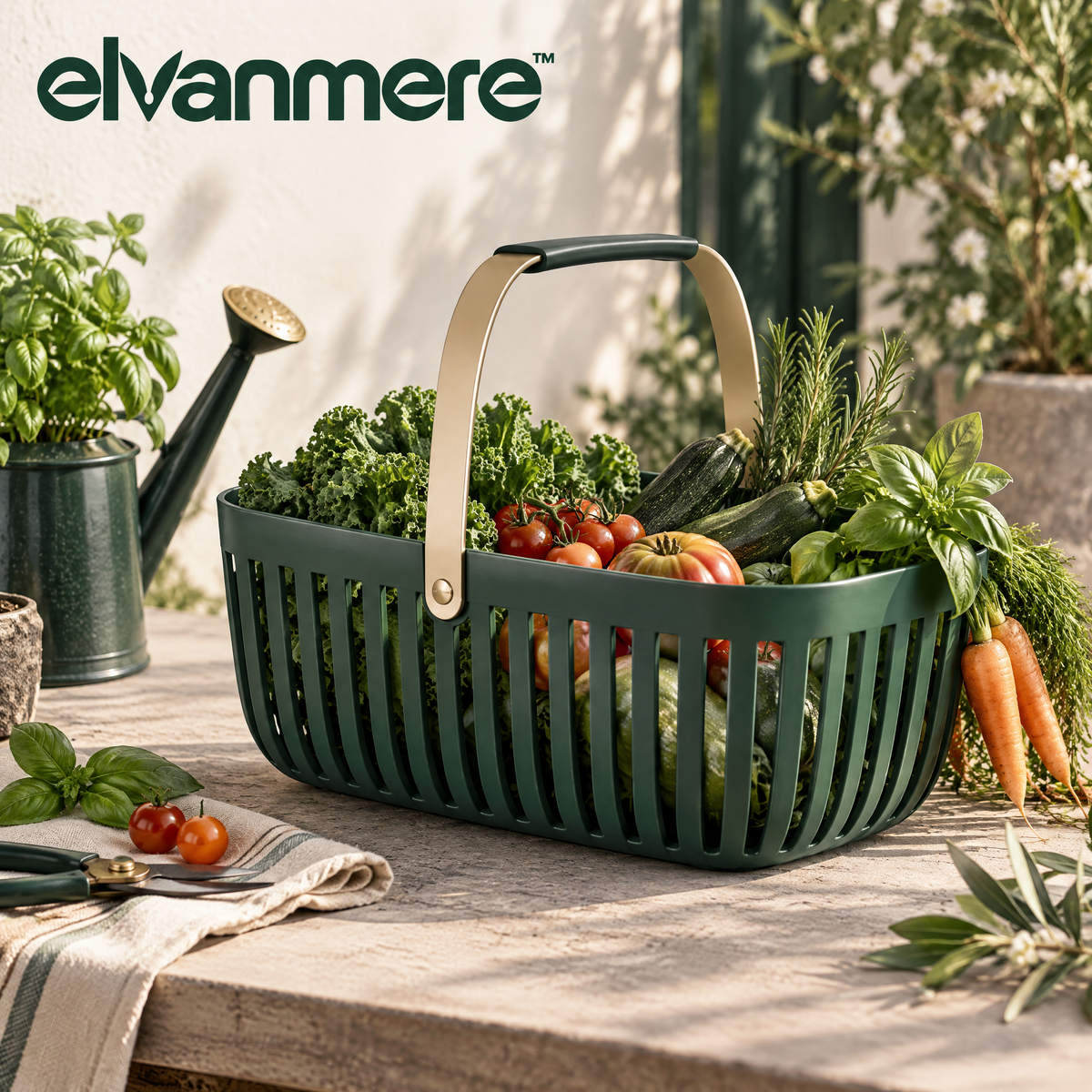 Elvanmere™ Garden Harvest Basket