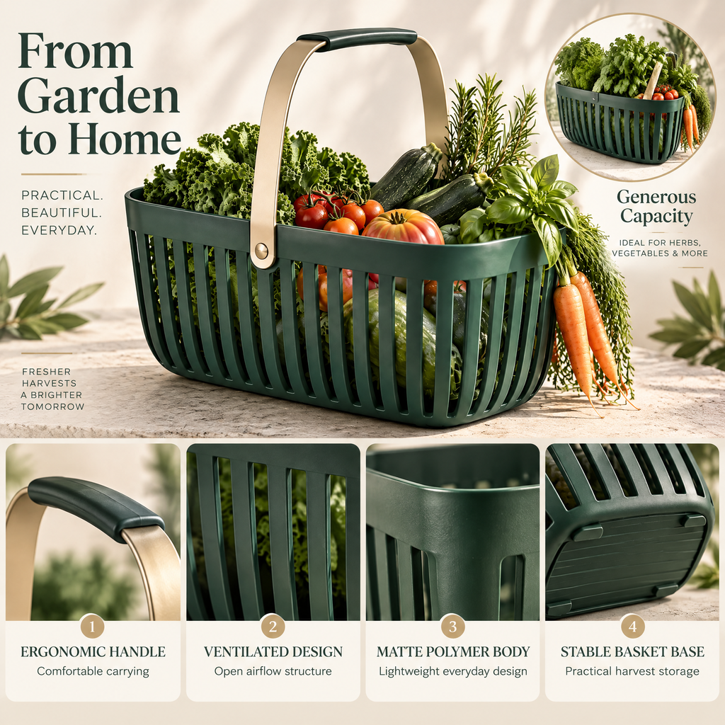 Elvanmere™ Garden Harvest Basket